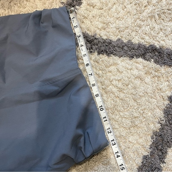 Zara Blue Ruched Mini Skirt - Picture 8 of 13